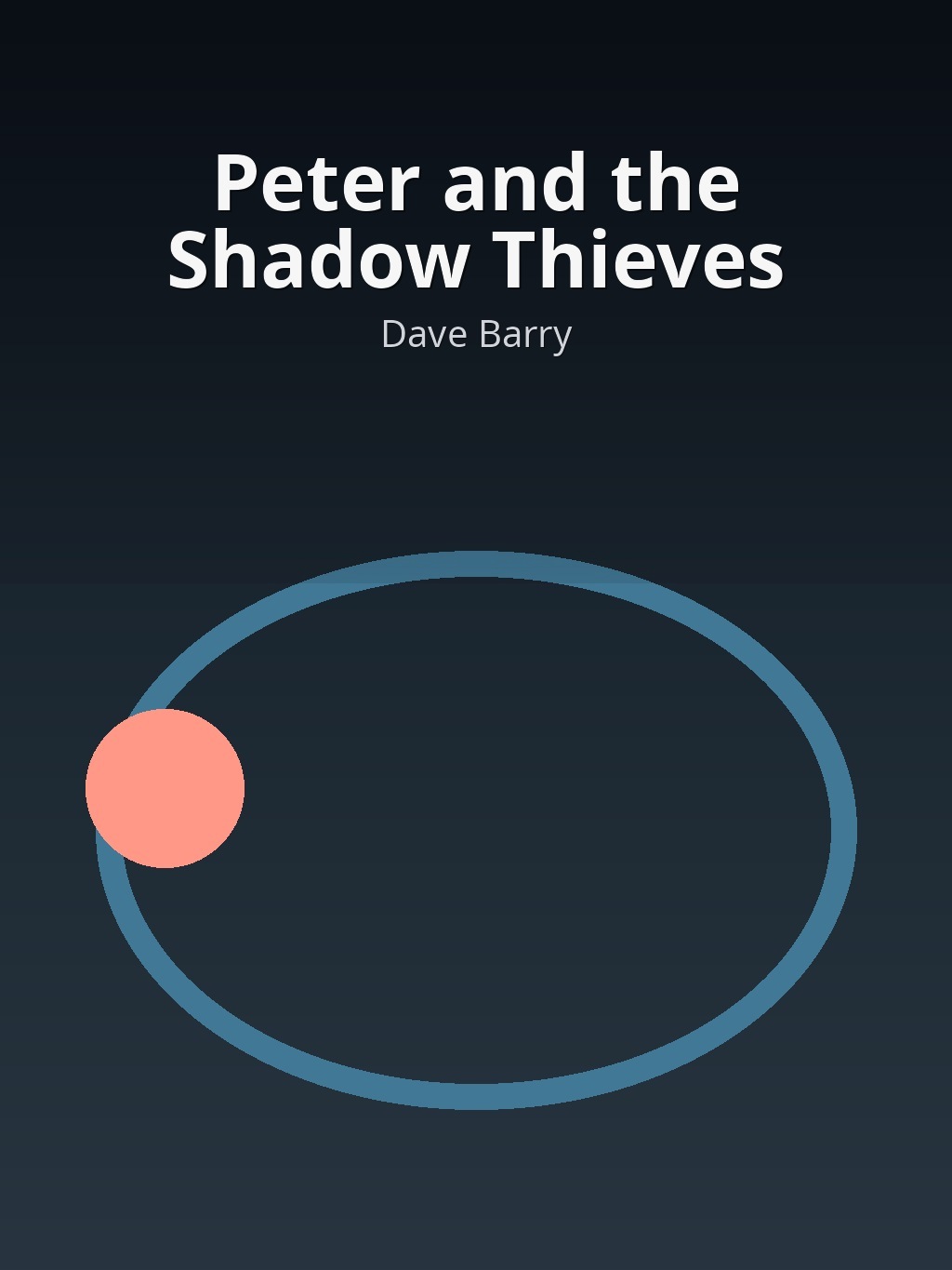 Peter and the Shadow Thieves by Dave Barry book cover