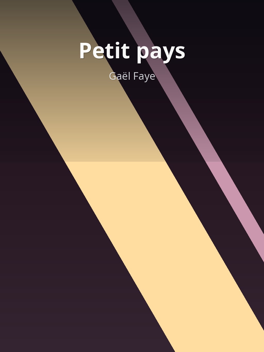 Petit pays by Gaël Faye book cover