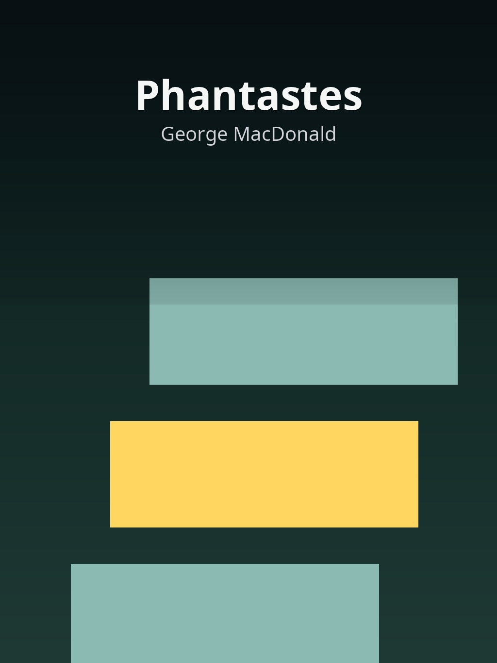 Phantastes by George MacDonald book cover
