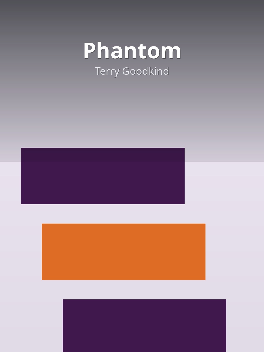Phantom by Terry Goodkind book cover