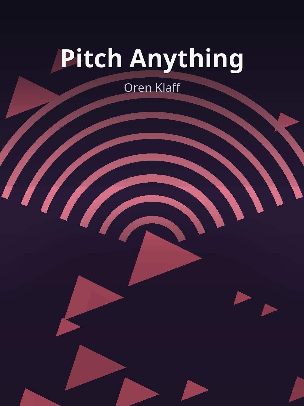 Pitch Anything by Oren Klaff book cover