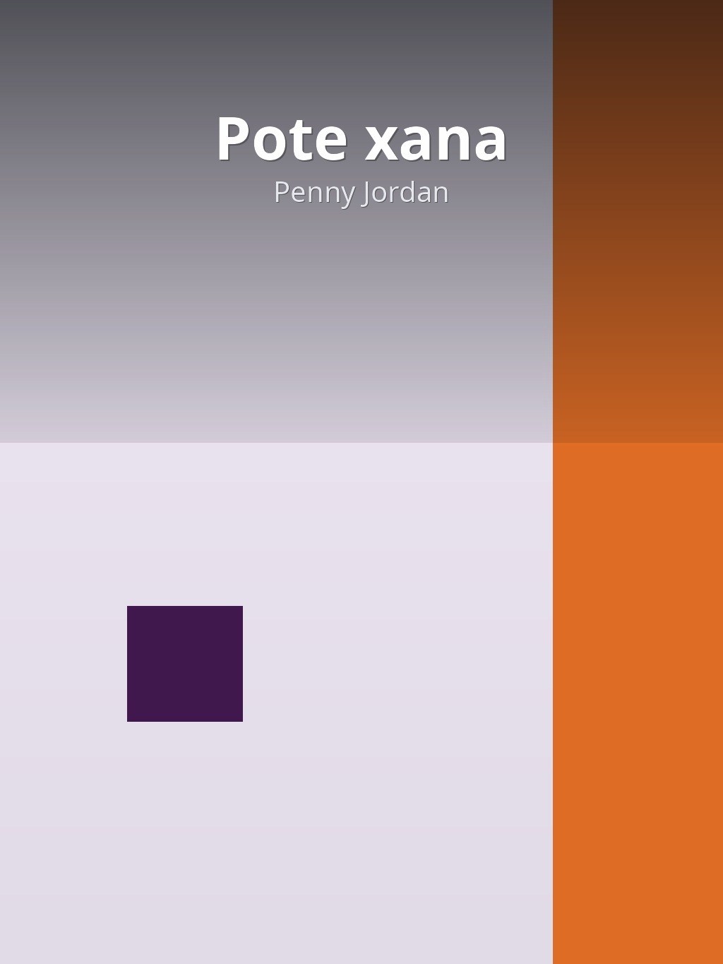 Pote xana by Penny Jordan book cover