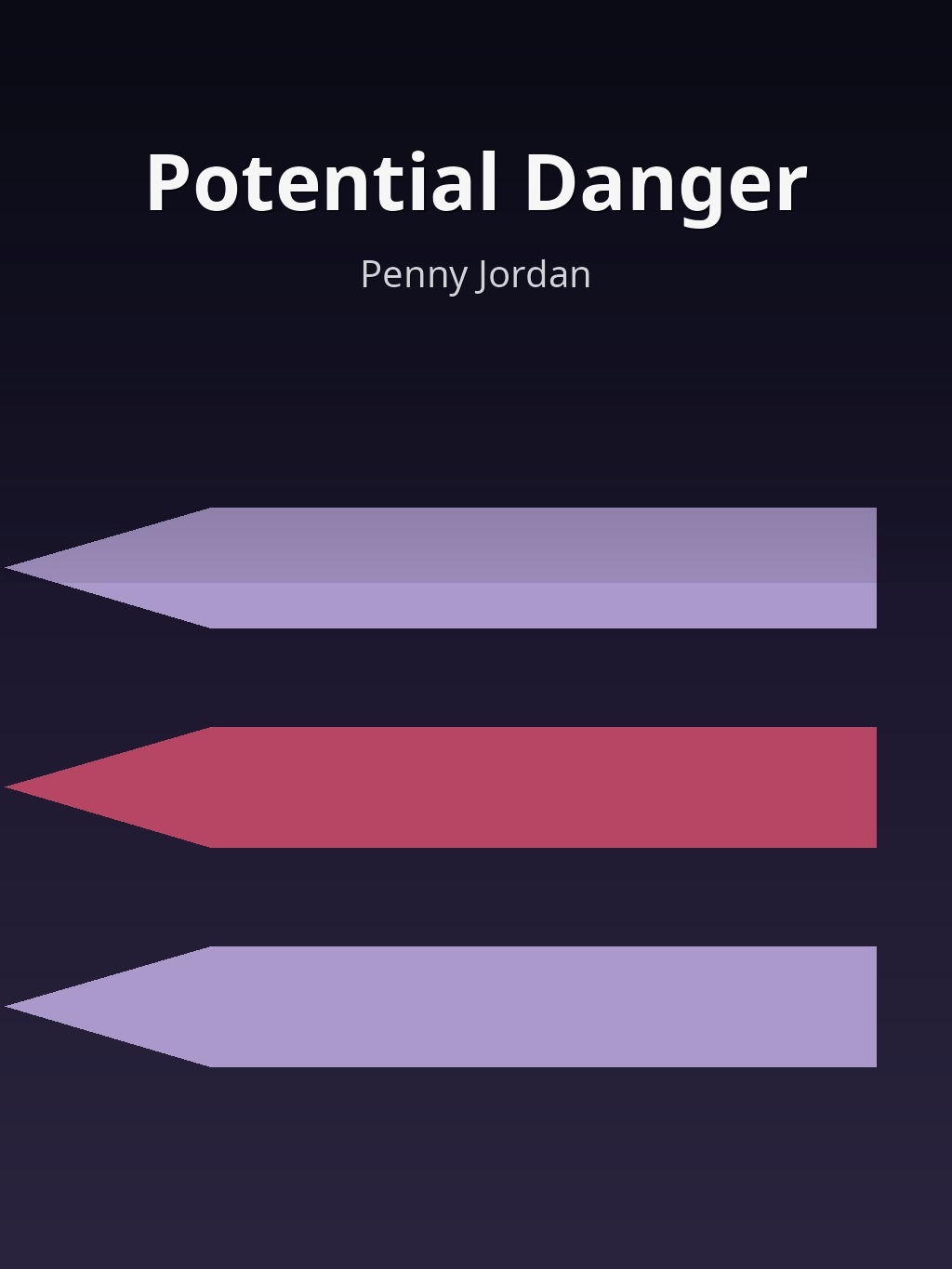 Potential Danger by Penny Jordan book cover