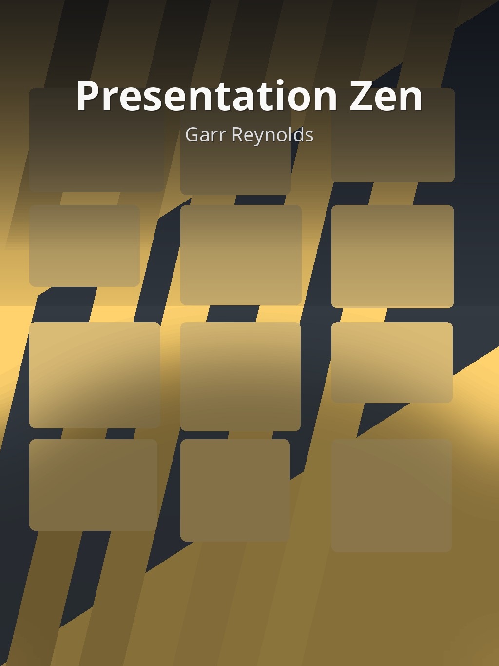 Presentation Zen by Garr Reynolds book cover