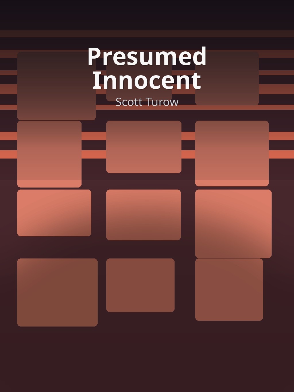 Presumed Innocent by Scott Turow book cover