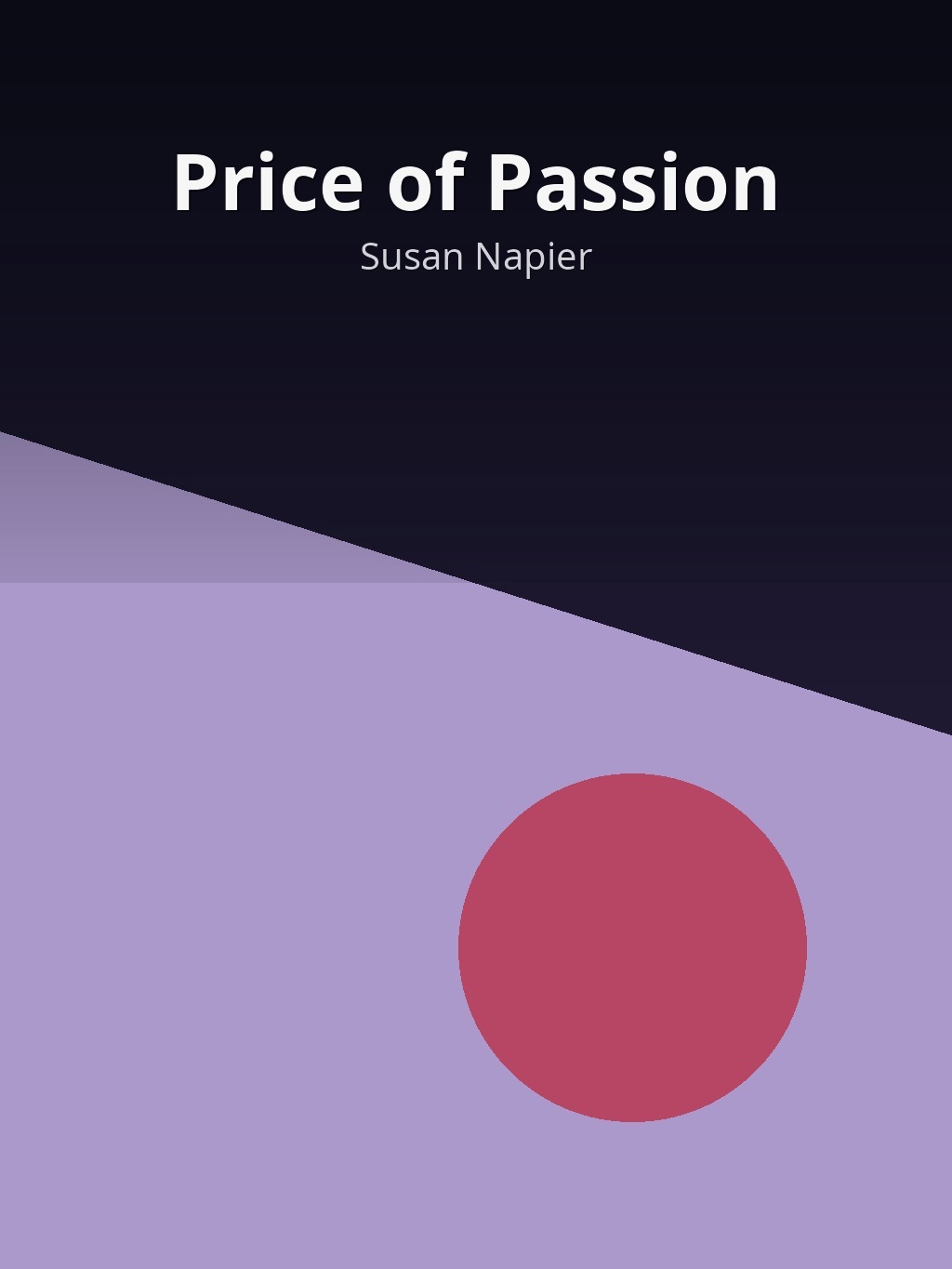 Price of Passion by Susan Napier book cover