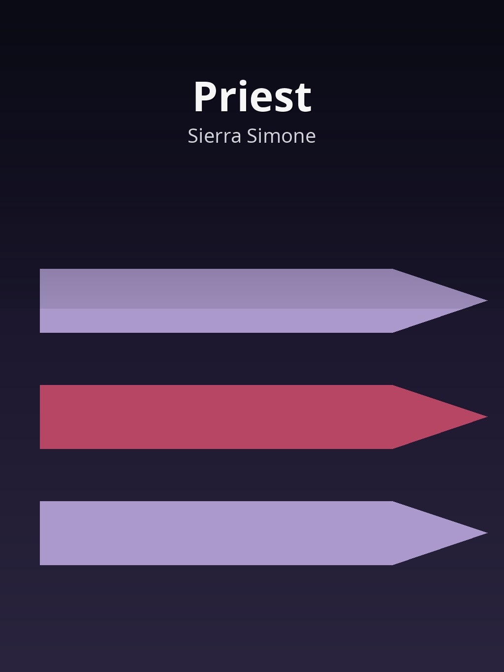 Priest by Sierra Simone book cover