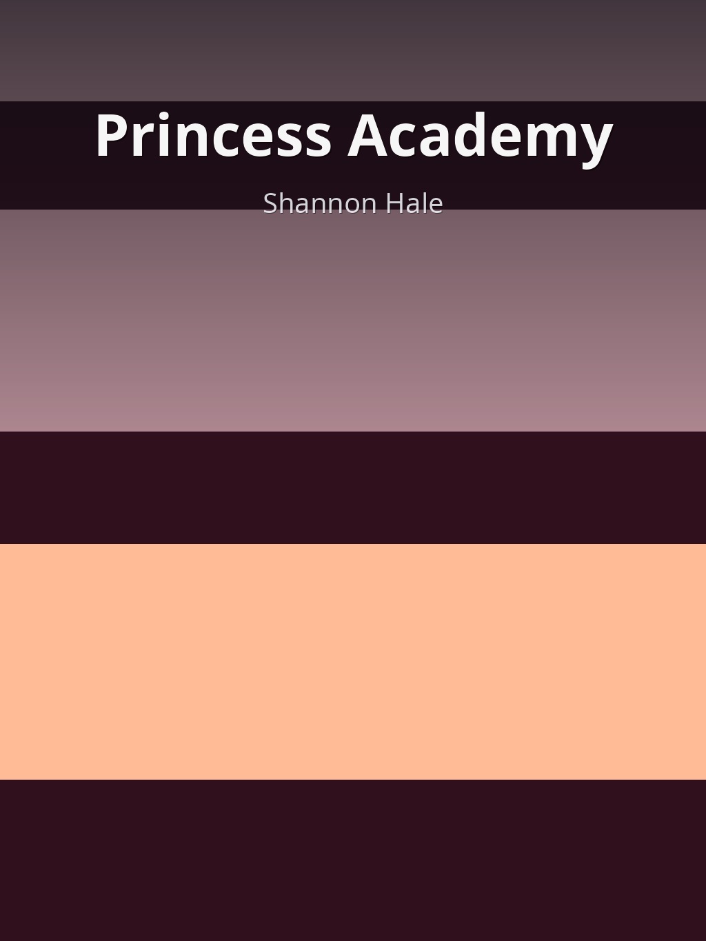 Princess Academy by Shannon Hale book cover