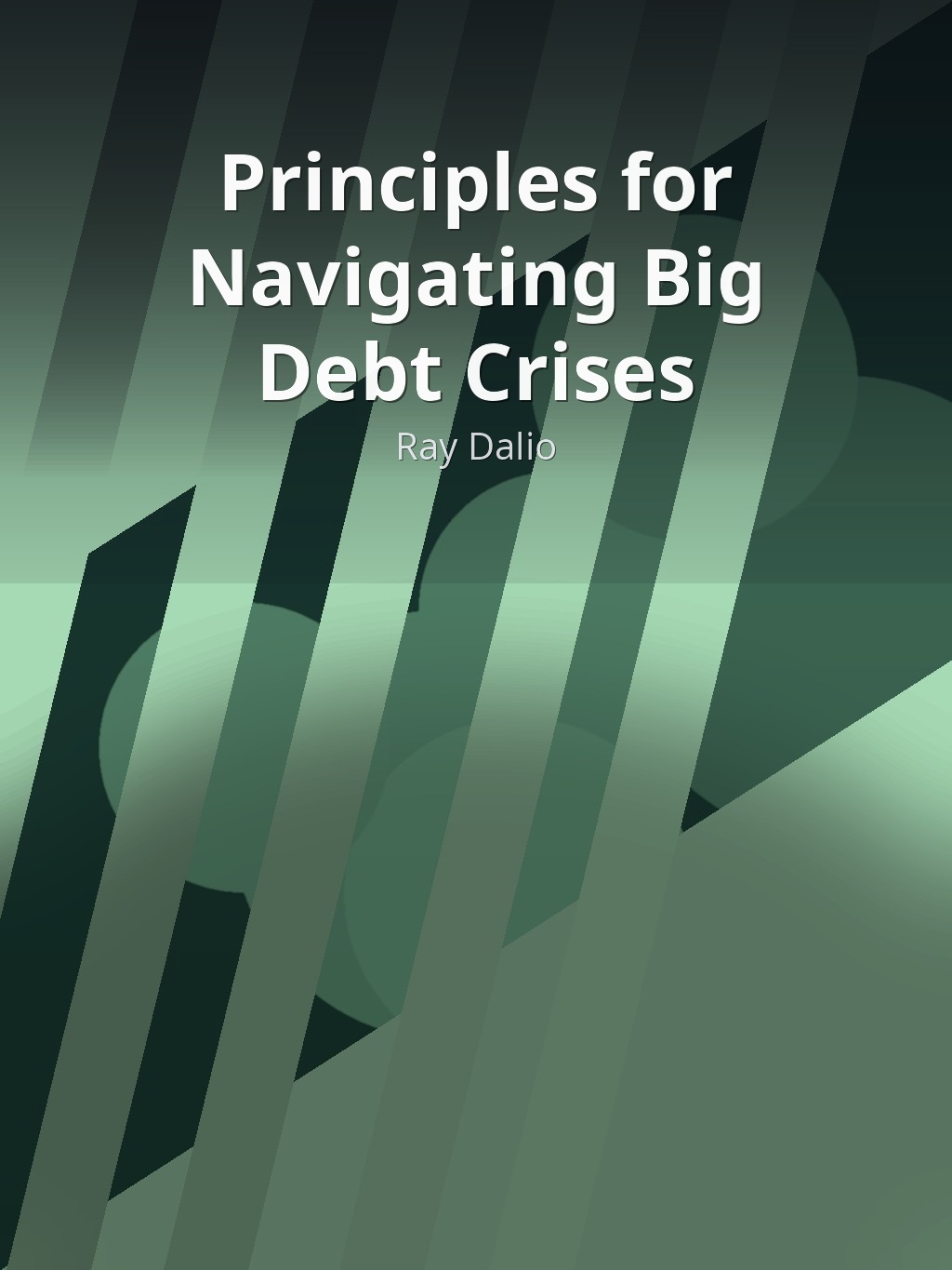 Principles for Navigating Big Debt Crises by Ray Dalio book cover