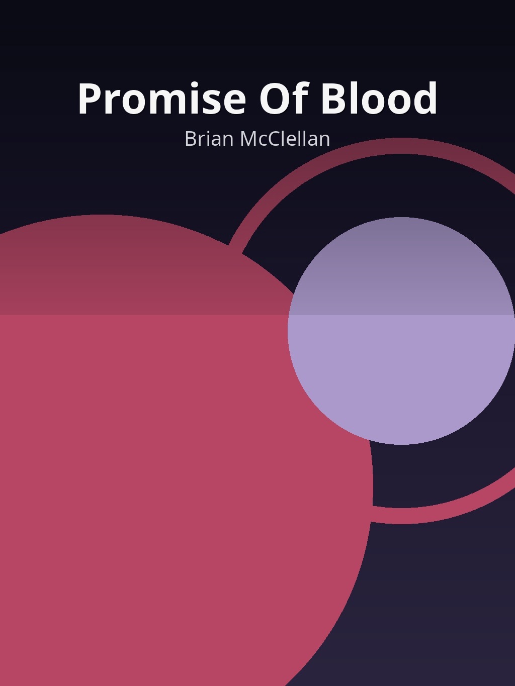Promise Of Blood by Brian McClellan book cover