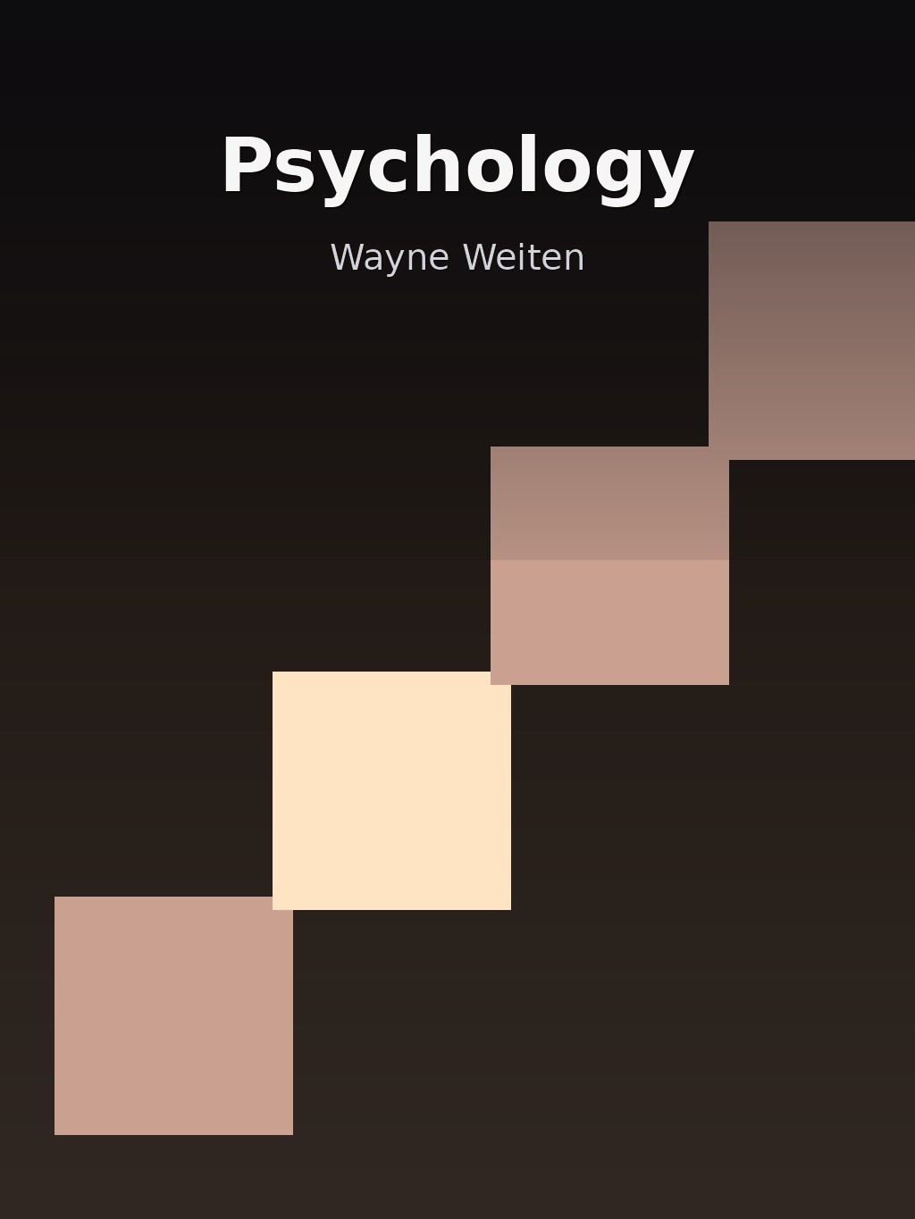 Psychology by Wayne Weiten book cover