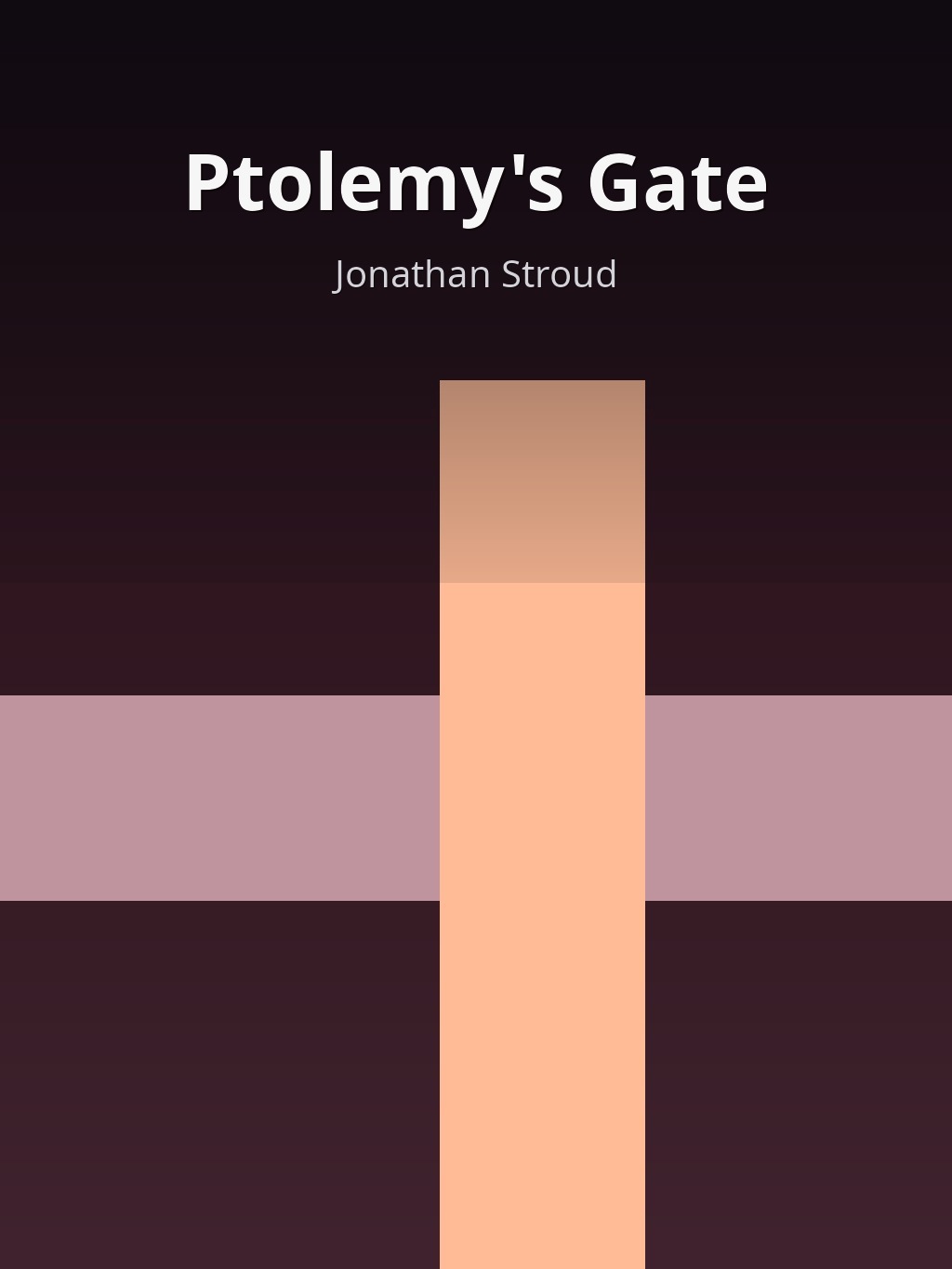 Ptolemy's Gate by Jonathan Stroud book cover