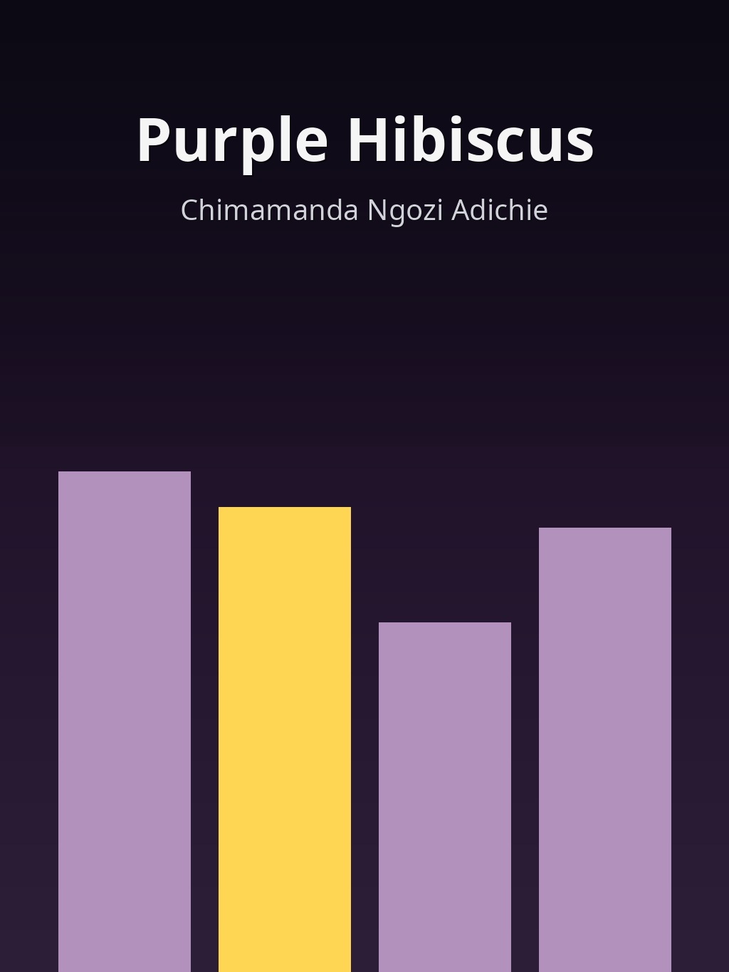 Purple Hibiscus by Chimamanda Ngozi Adichie book cover