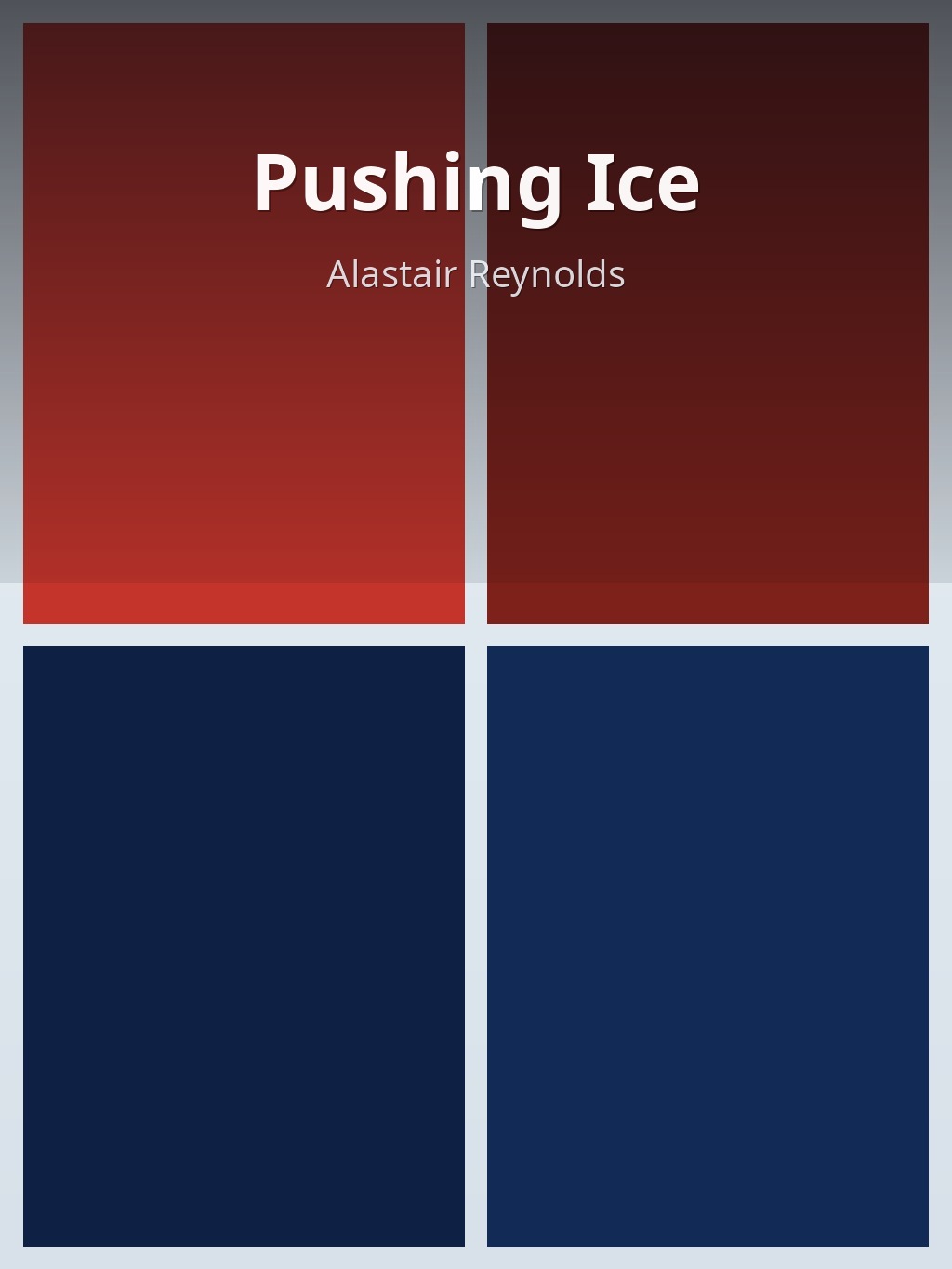 Pushing Ice by Alastair Reynolds book cover