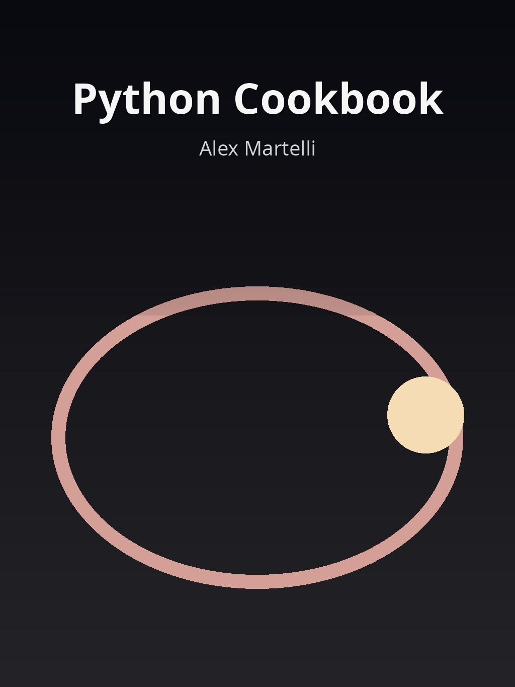 Python Cookbook by Alex Martelli book cover
