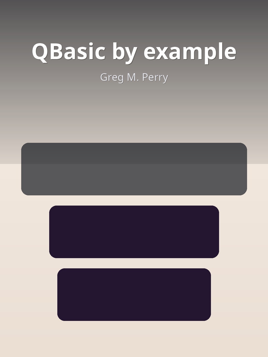 QBasic by example by Greg M. Perry book cover