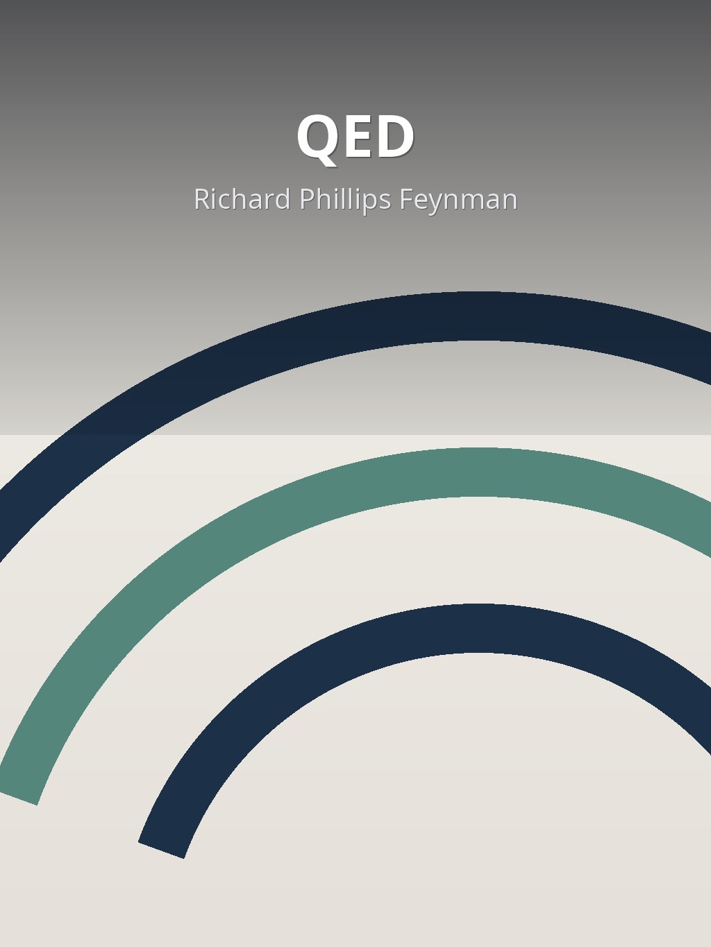 QED by Richard Phillips Feynman book cover