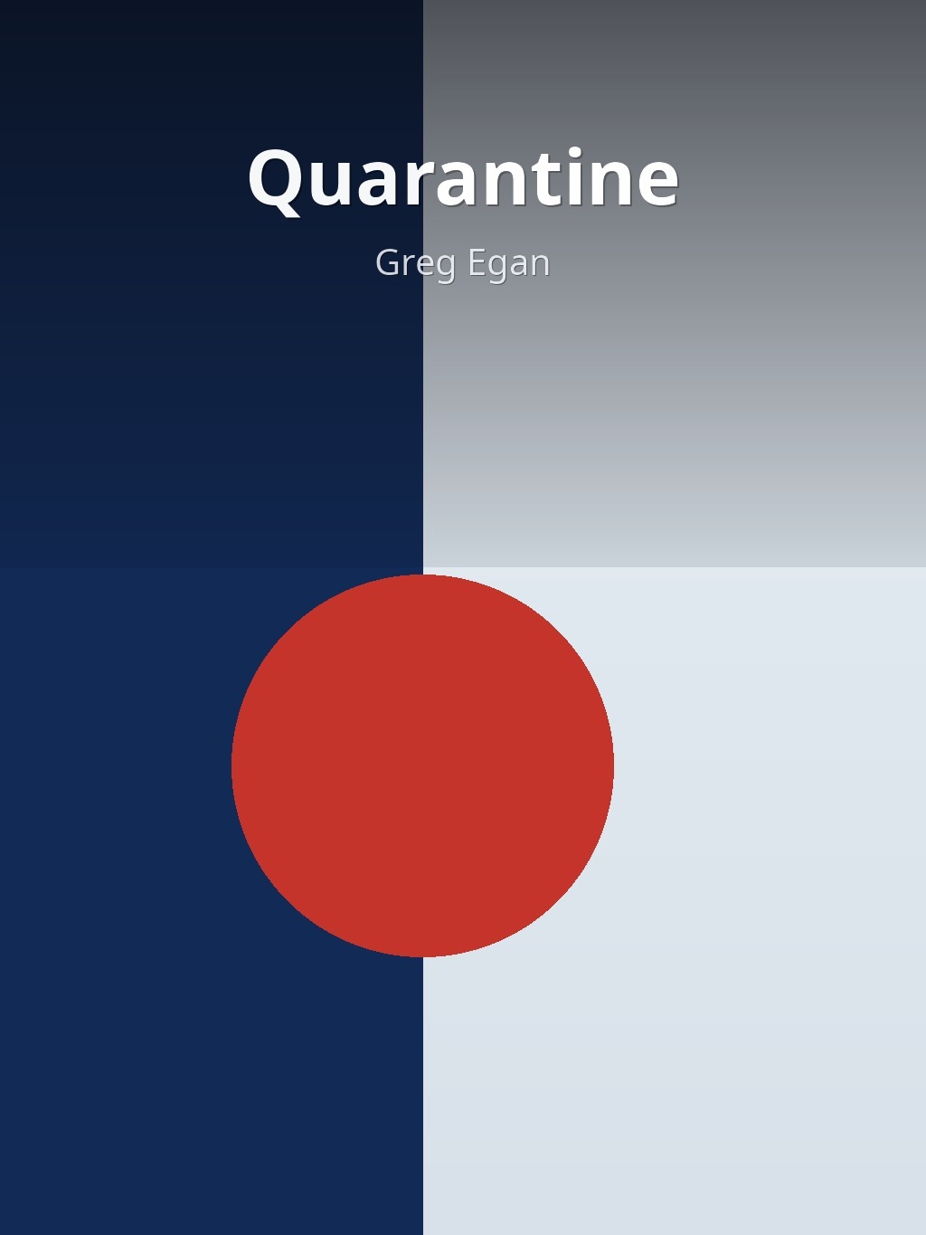 Quarantine by Greg Egan book cover
