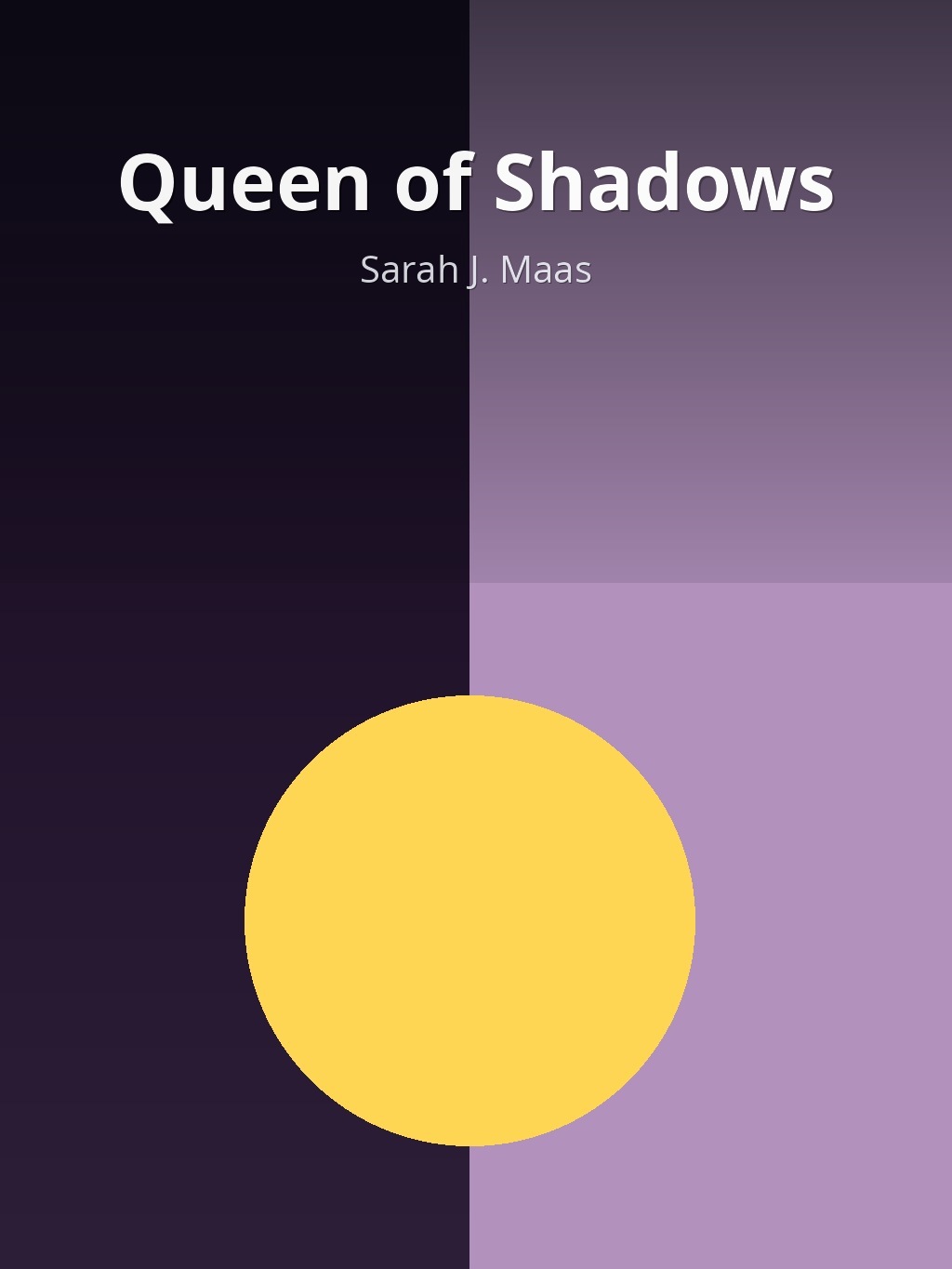 Queen of Shadows by Sarah J. Maas book cover