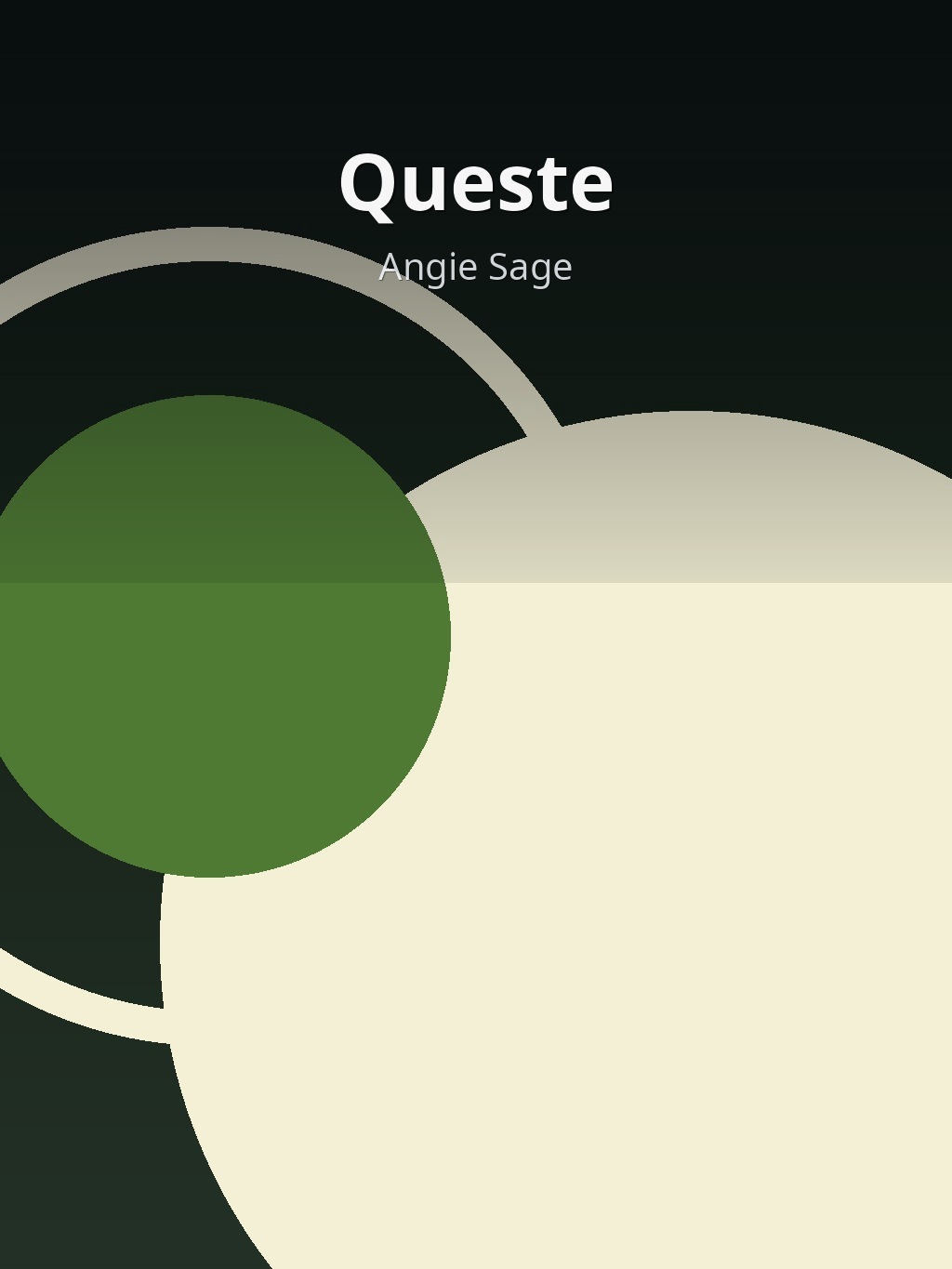 Queste by Angie Sage book cover