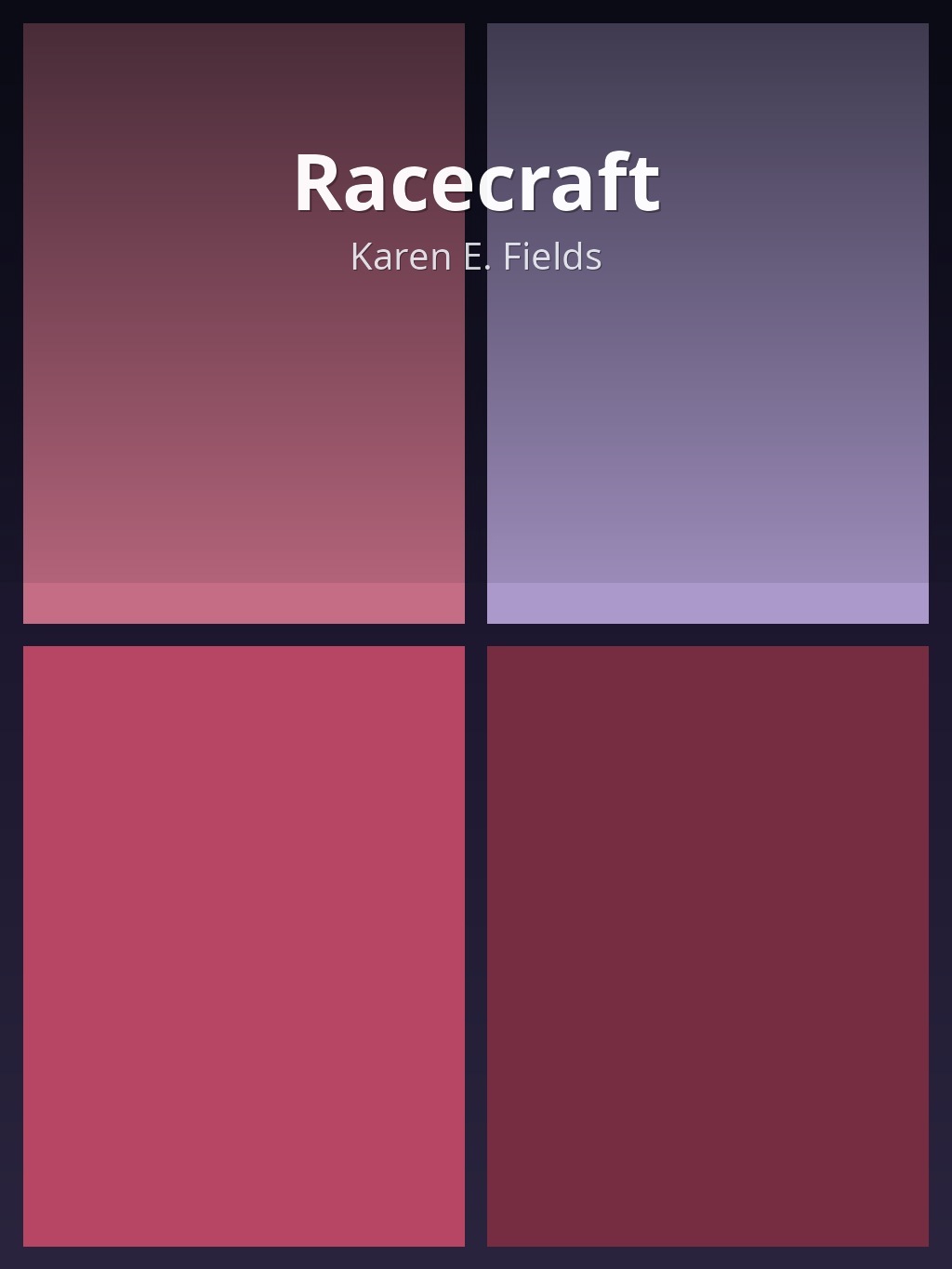 Racecraft by Karen E. Fields book cover