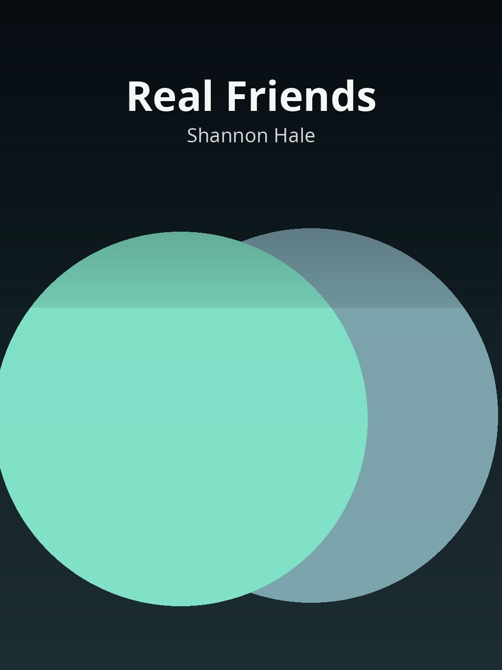 Real Friends by Shannon Hale book cover