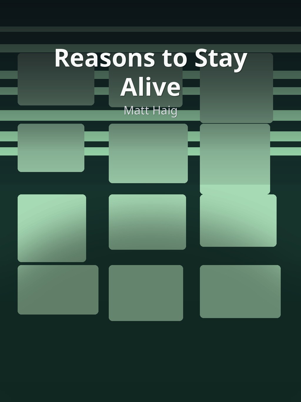 Reasons to Stay Alive by Matt Haig book cover