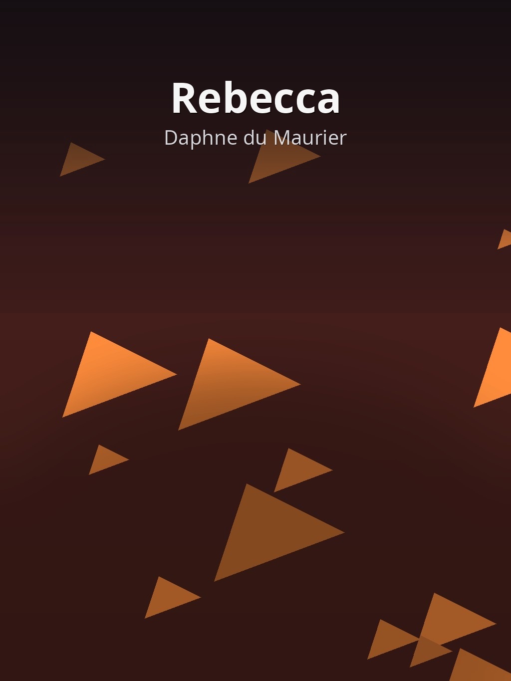Rebecca by Daphne du Maurier book cover
