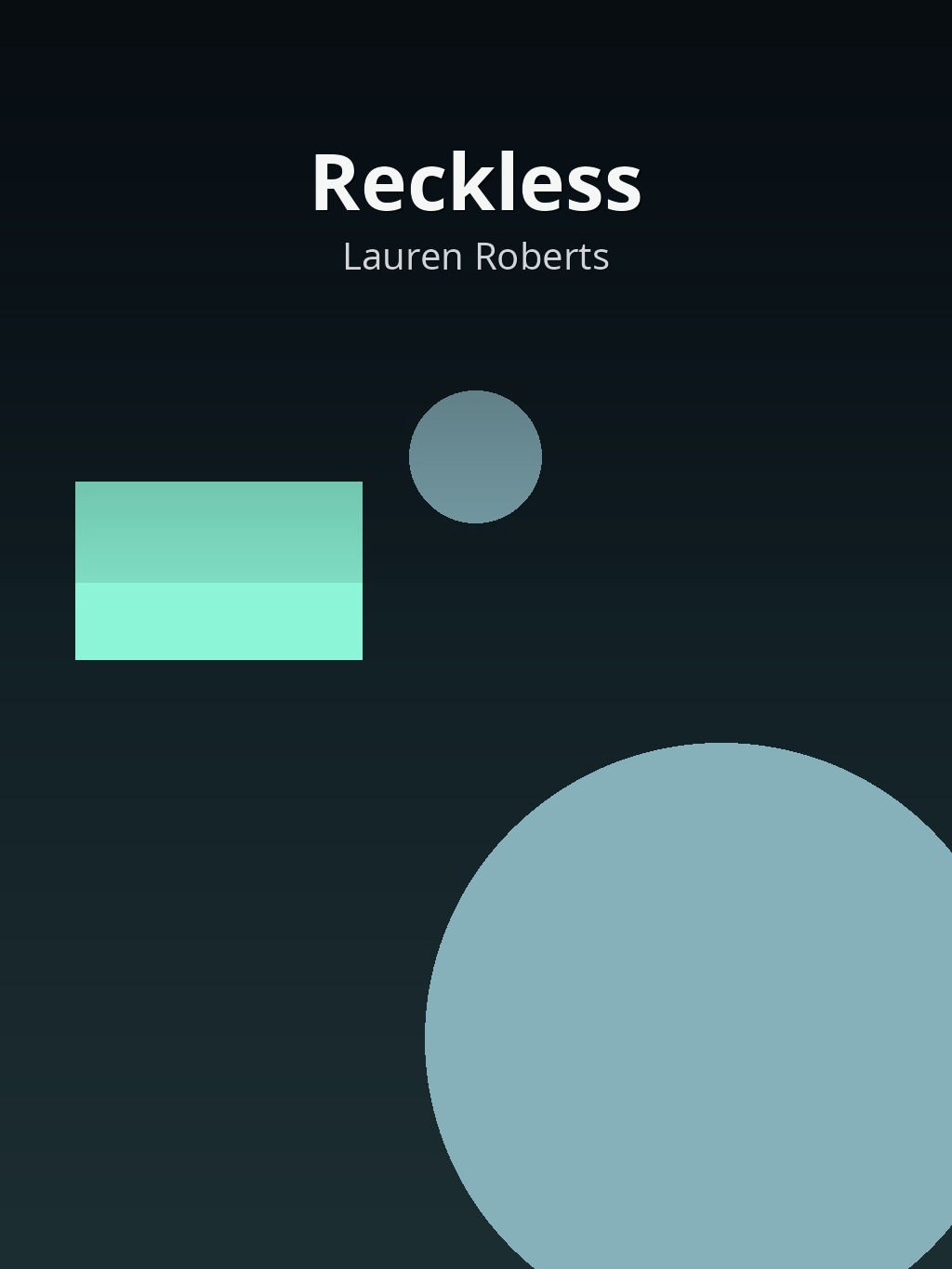 Reckless by Lauren Roberts book cover