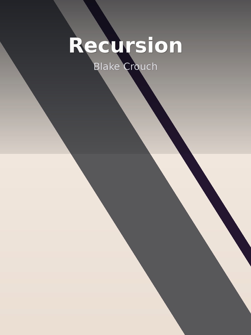 Recursion by Blake Crouch book cover