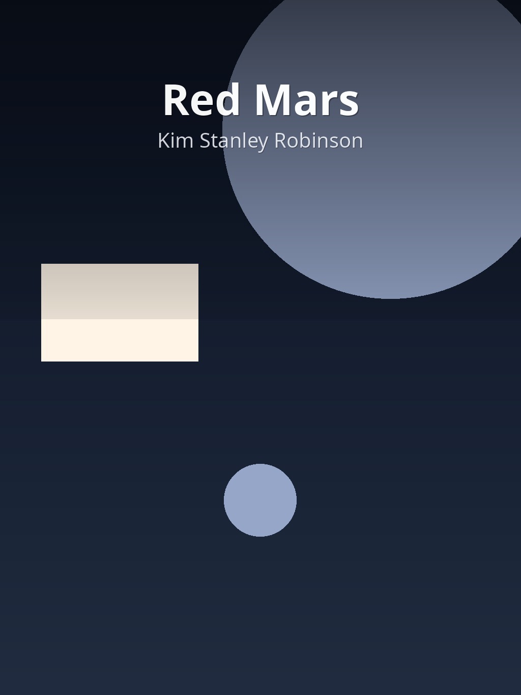 Red Mars by Kim Stanley Robinson book cover