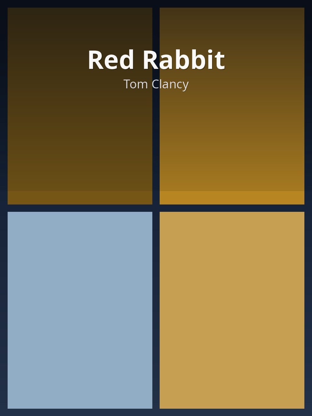 Red Rabbit by Tom Clancy book cover