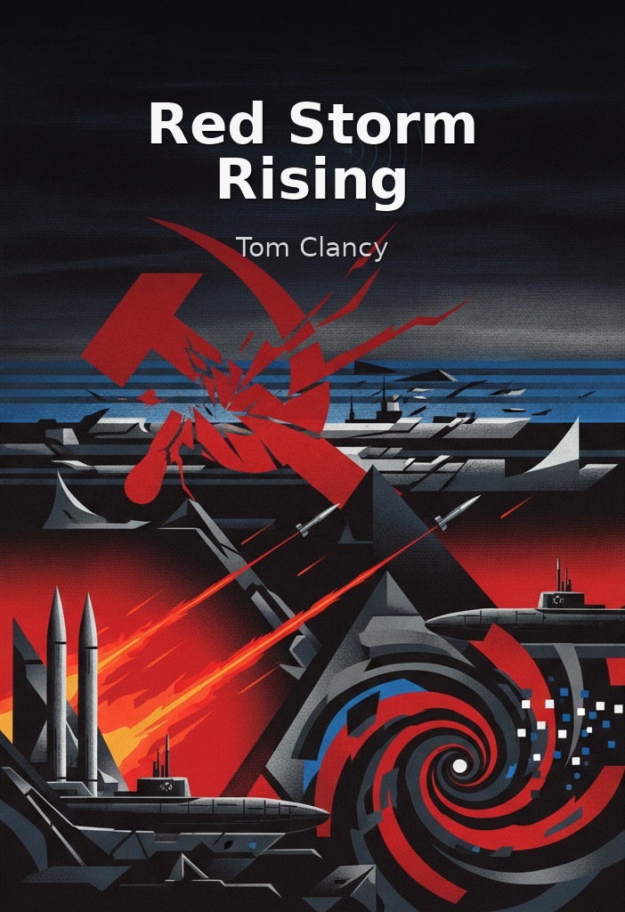 Red Storm Rising by Tom Clancy book cover