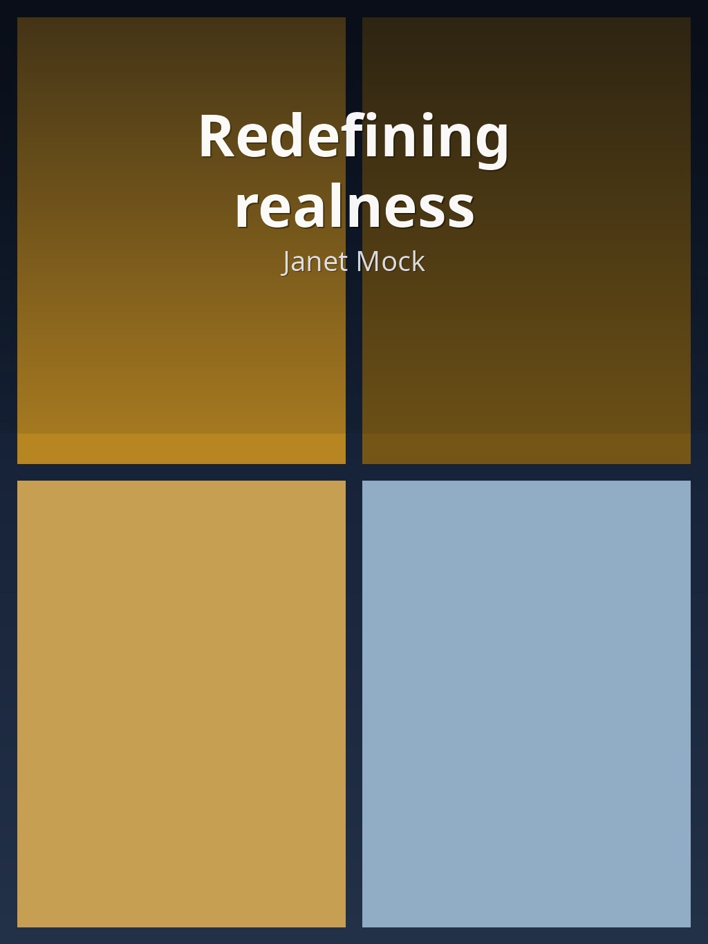Redefining realness by Janet Mock book cover