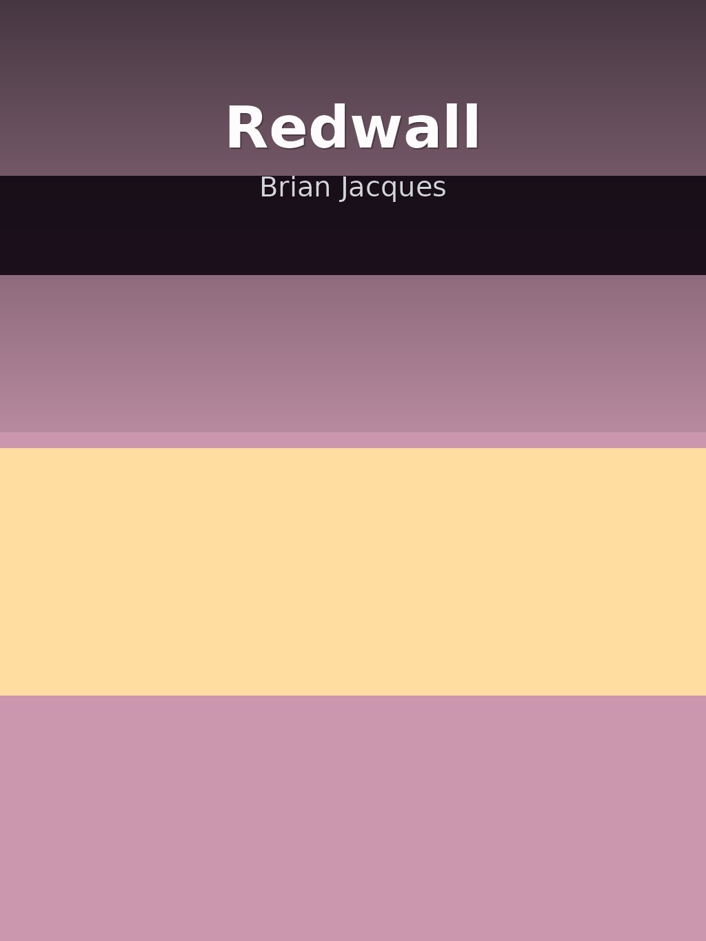 Redwall by Brian Jacques book cover