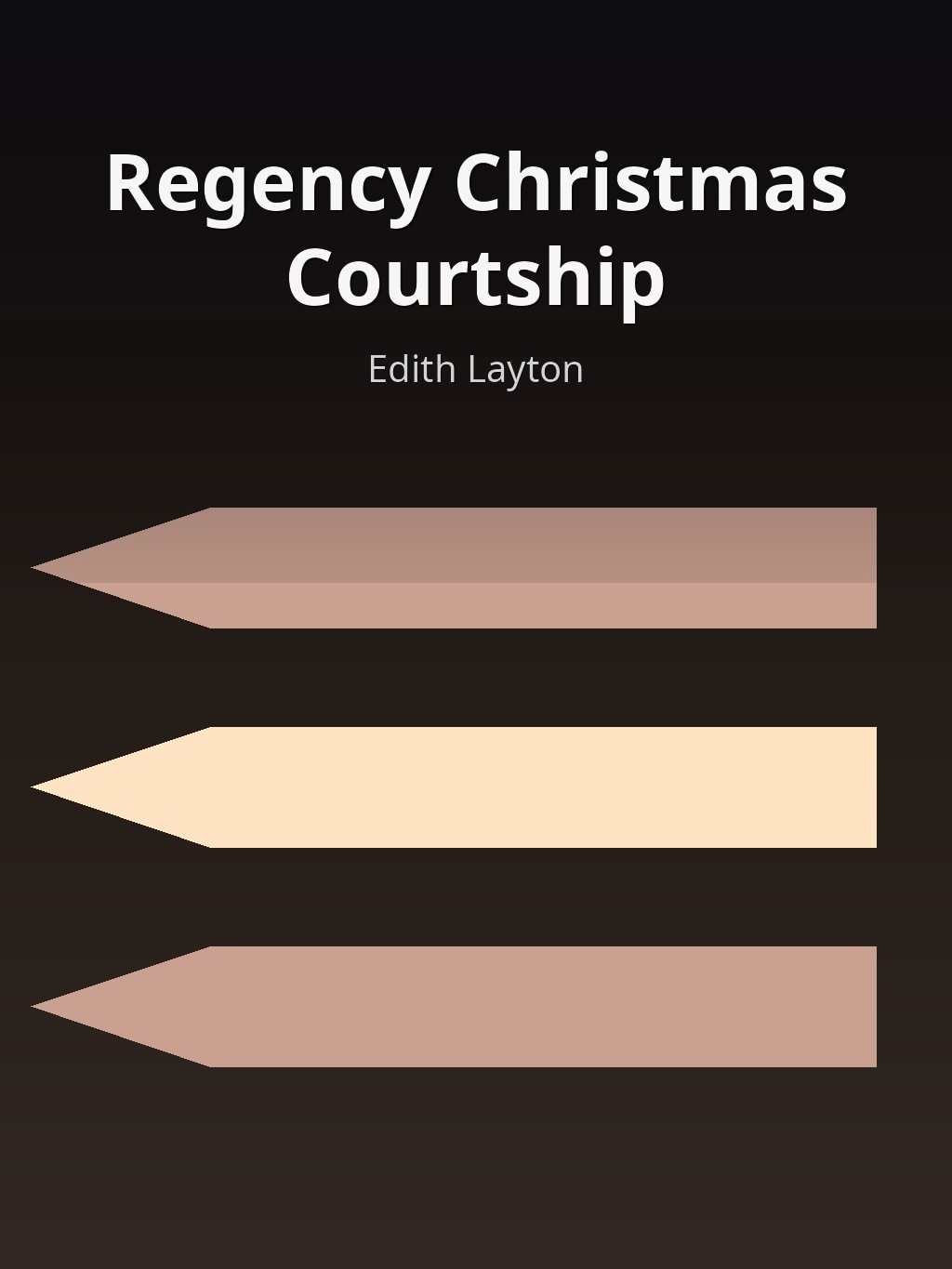 Regency Christmas Courtship by Edith Layton book cover
