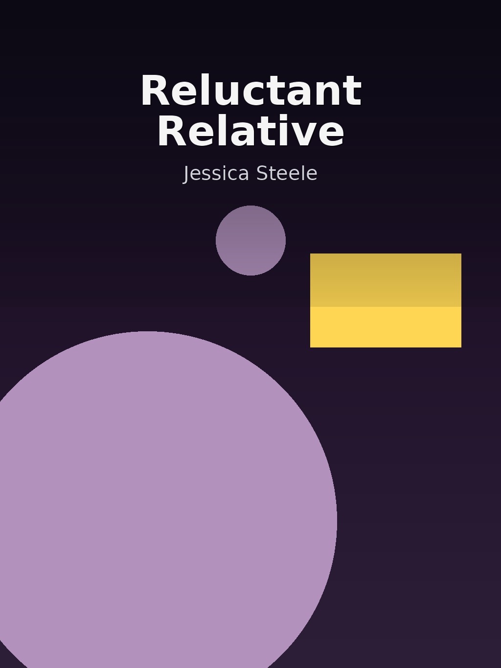 Reluctant Relative by Jessica Steele book cover