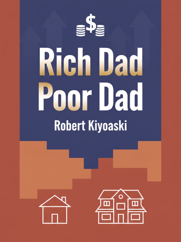 Rich Dad Poor Dad by Robert T. Kiyosaki book cover