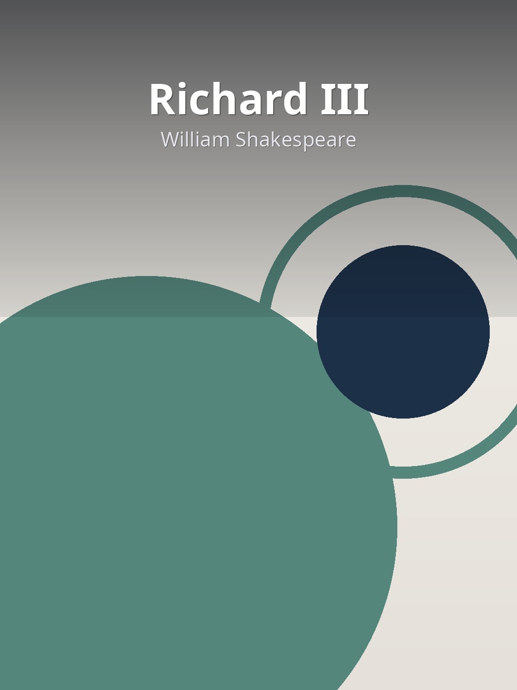 Richard III by William Shakespeare book cover