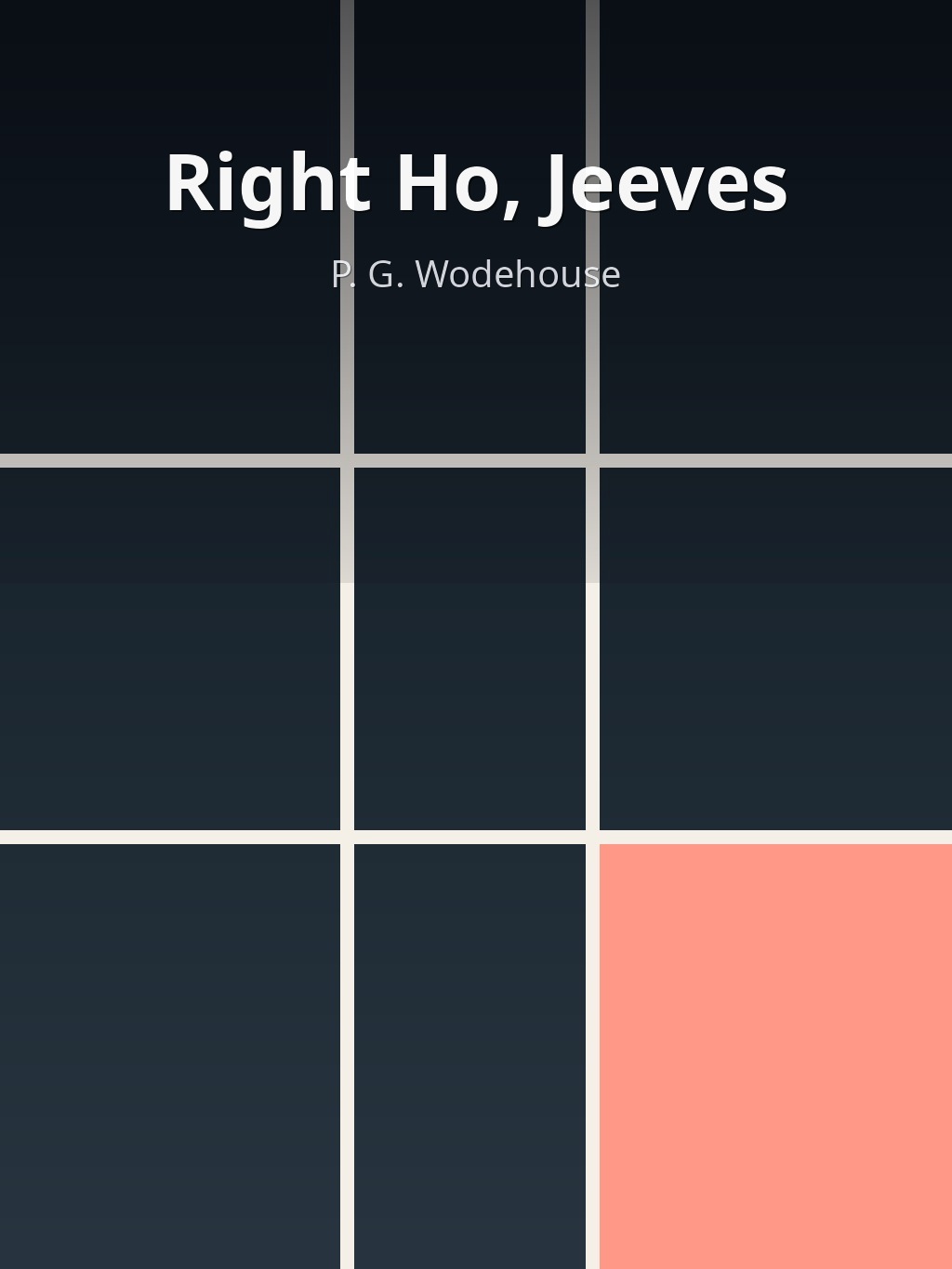 Right Ho, Jeeves by P. G. Wodehouse book cover