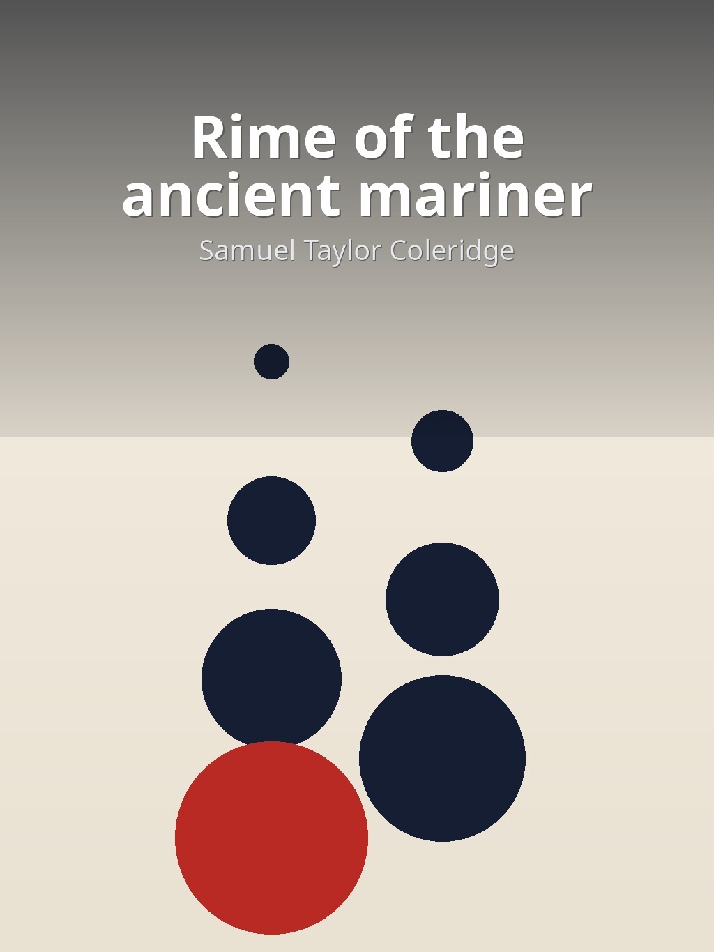 Rime of the ancient mariner by Samuel Taylor Coleridge book cover