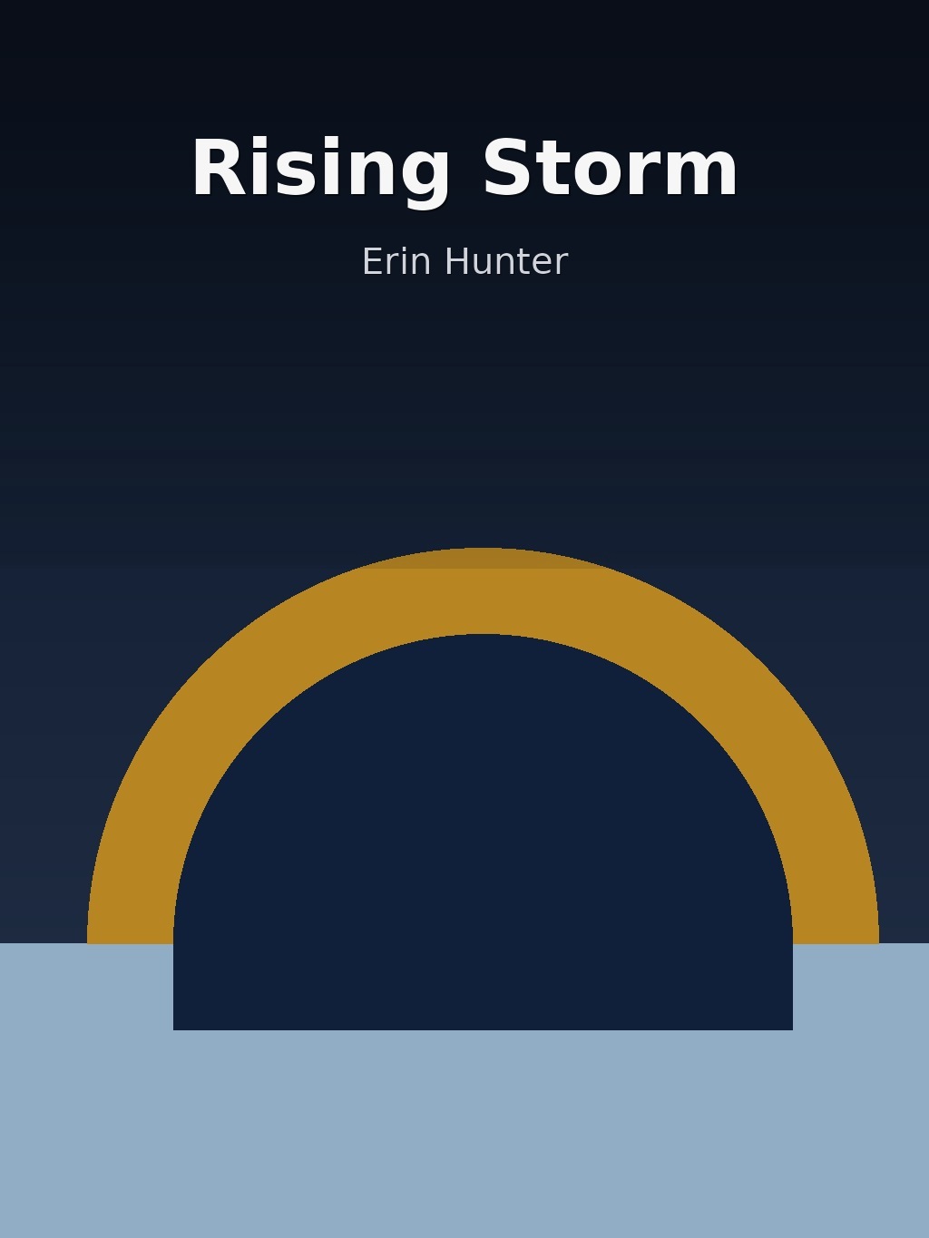Rising Storm by Erin Hunter book cover