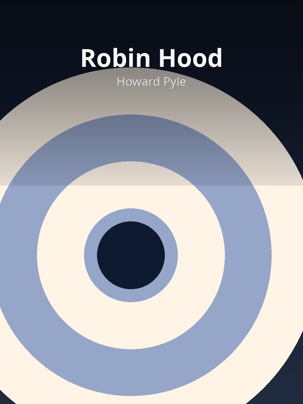 Robin Hood by Howard Pyle book cover