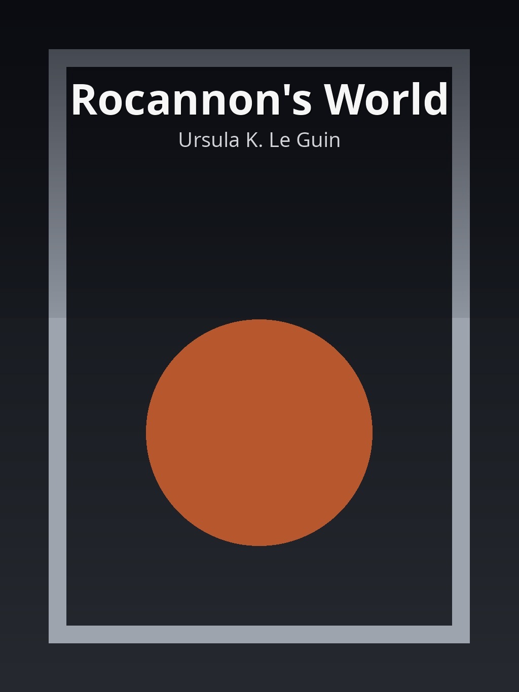 Rocannon's World by Ursula K. Le Guin book cover