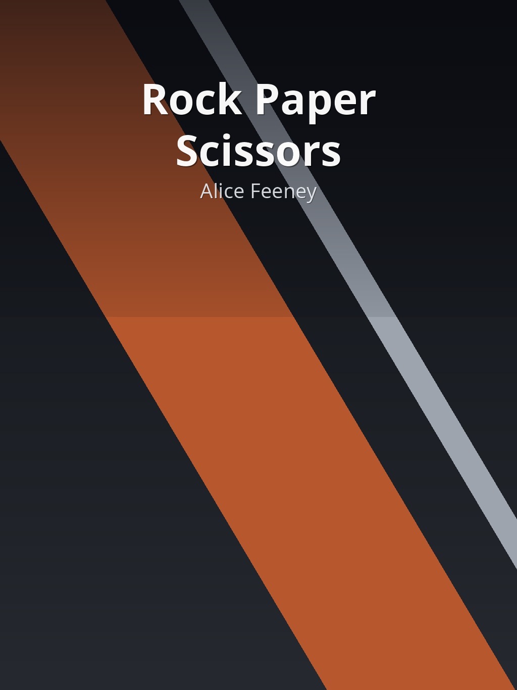 Rock Paper Scissors by Alice Feeney book cover