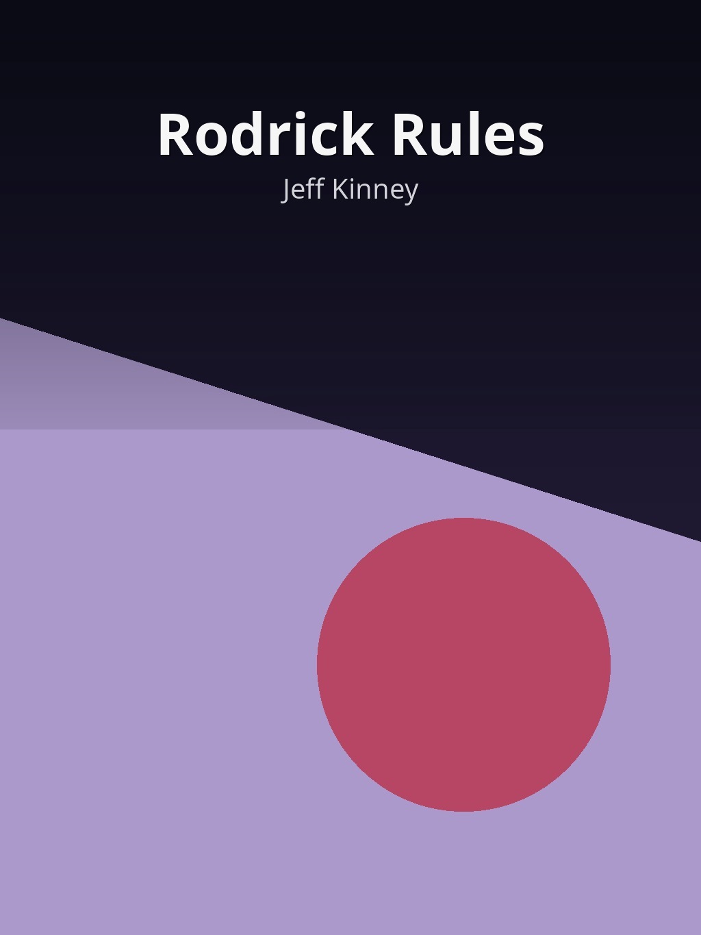 Rodrick Rules by Jeff Kinney book cover