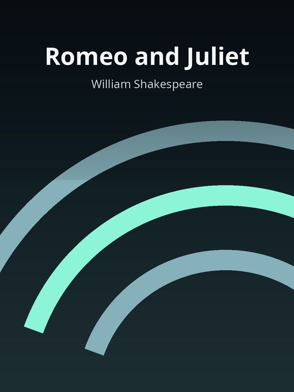 Romeo and Juliet by William Shakespeare book cover
