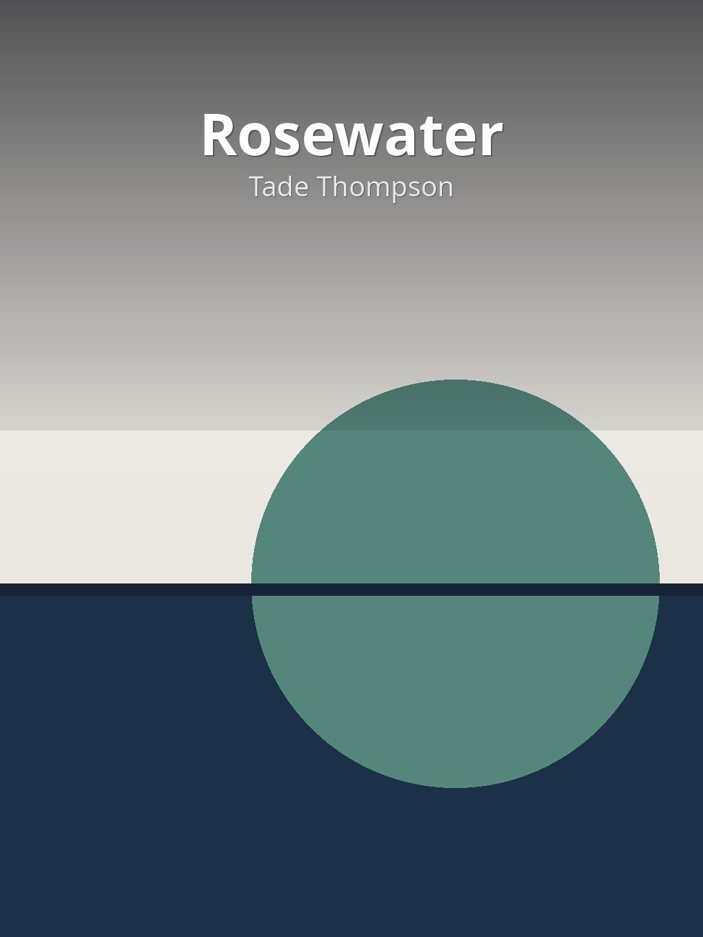 Rosewater by Tade Thompson book cover
