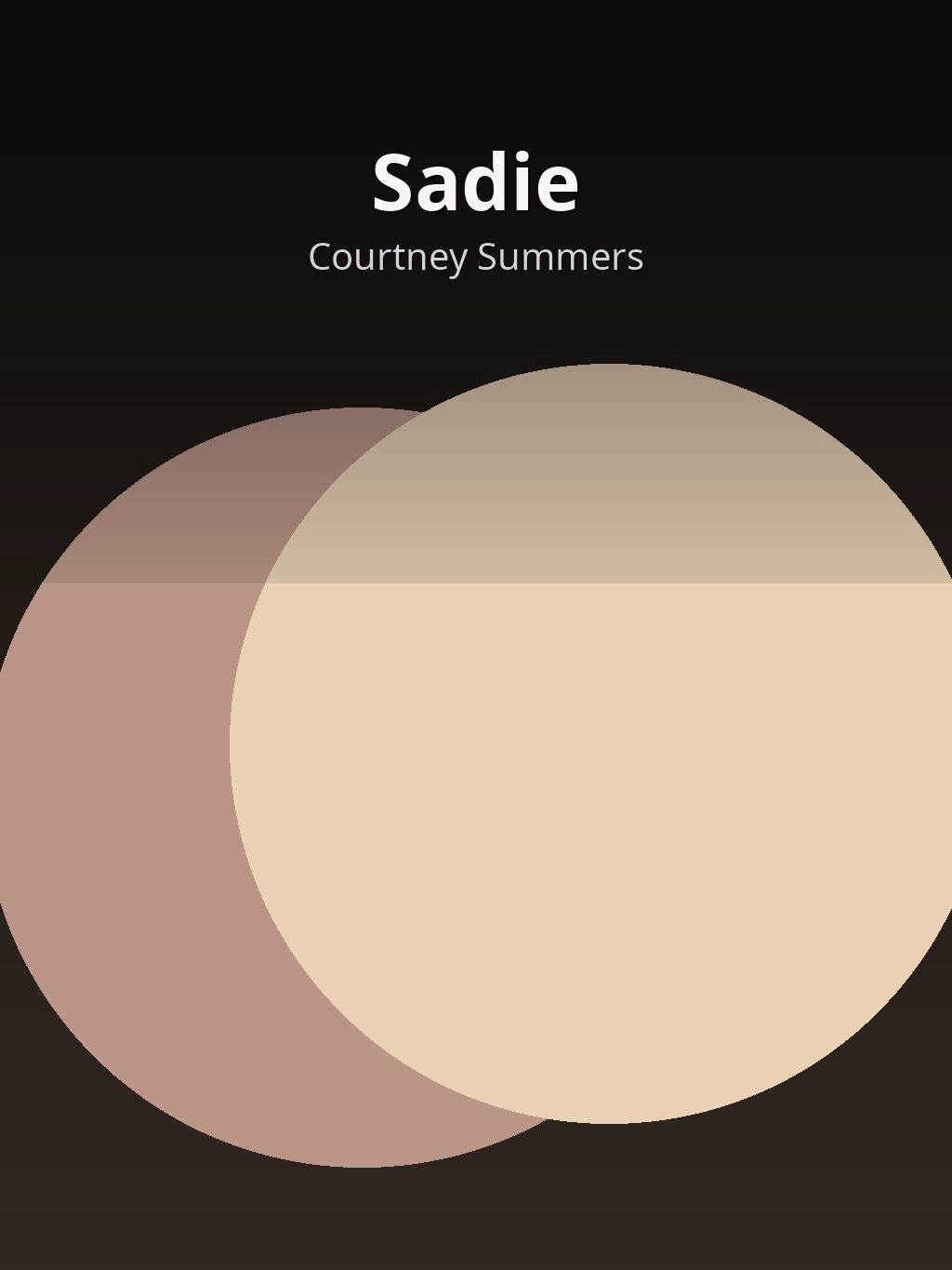 Sadie by Courtney Summers book cover