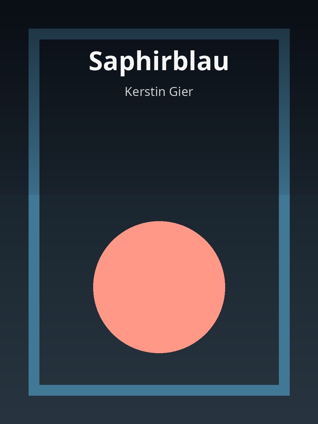 Saphirblau by Kerstin Gier book cover